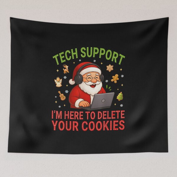 Item preview, Tech Support I'M Here To Delete Your Cookies Christmas Men designed and sold by MOHITSALVI.
