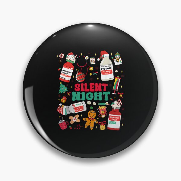 Artikelvorschau, Retro Propofol Stille Nacht Intensivpflegekräfte Lustig Frohe Weihnachten entworfen und verkauft von MOHITSALVI.