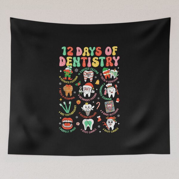 Item preview, 12 Days Of Dentistry Christmas Dental Squad Crew Dentist designed and sold by MOHITSALVI.