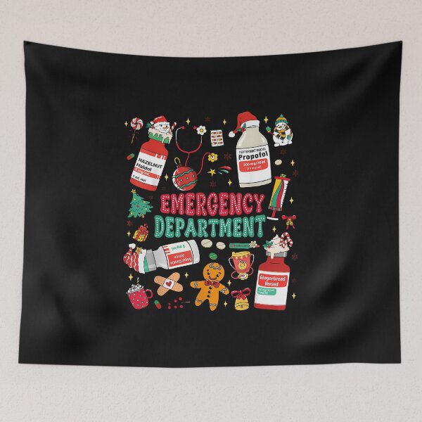 Item preview, Christmas Emergency Room Er Rn Nurse Department Healthcare  designed and sold by MOHITSALVI.
