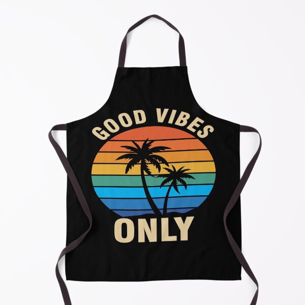 Item preview, Good Vibes Only – Retro Sunset Palm Tree Vintage Beach T-Shirt designed and sold by doffstory.