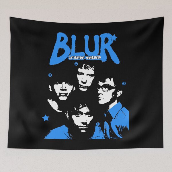 Item preview, Blue Typography Alternative Rock Band designed and sold by nerdyygraphic.