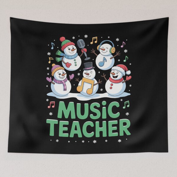 Item preview, Music Teacher Christmas Holiday Winter Music Instructor designed and sold by gourpmerzihd.