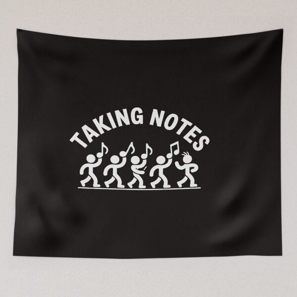 Item preview, Taking Notes Musical Notes symbol Womens Mens designed and sold by ControlCenter.