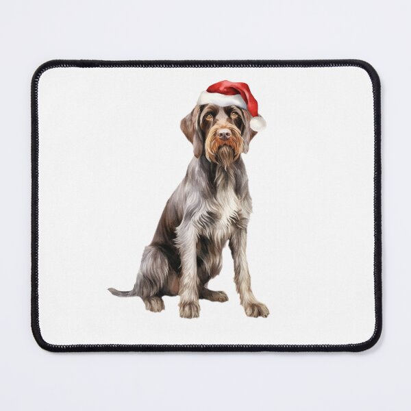 Item preview, German Wirehaired Pointer Christmas designed and sold by Timeless Bond Designs.