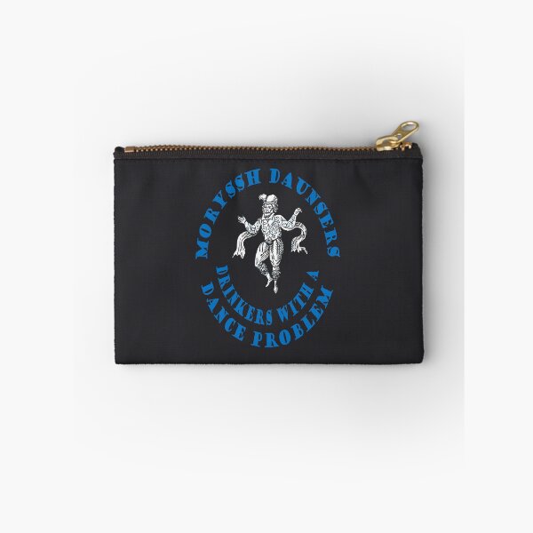 Item preview, Moryssh Daunsers Old English Drinkers With A Dance Problem Blue Text designed and sold by taiche.