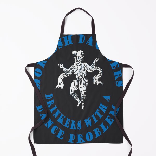 Item preview, Moryssh Daunsers Old English Drinkers With A Dance Problem Blue Text designed and sold by taiche.