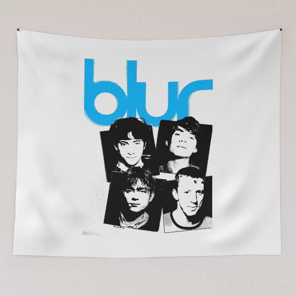 Item preview, Black Silhouette Band Member And Blue Typography designed and sold by nerdyygraphic.