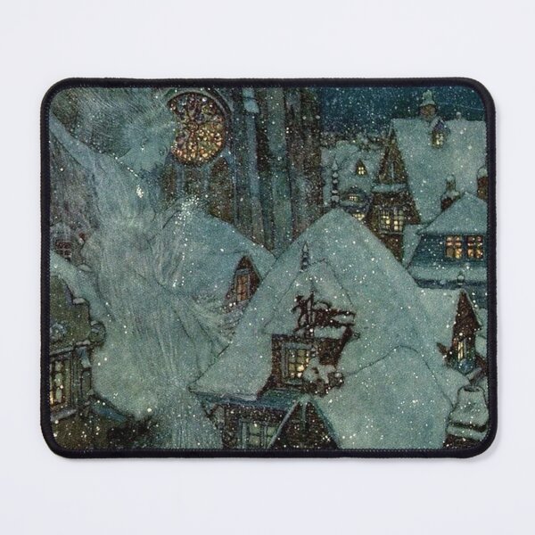 Item preview, The Snow Queen Flies Through the Winter Night (1911) – Edmund Dulac Vintage Fairy-Tale Illustration designed and sold by Art Outlaws.