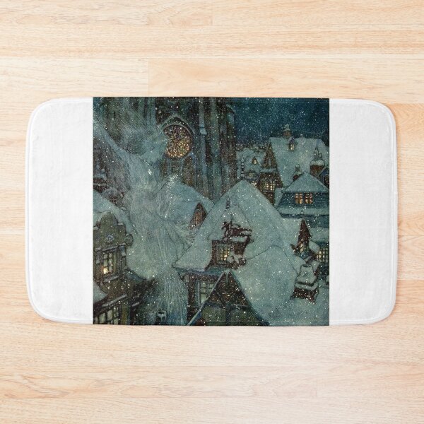 Item preview, The Snow Queen Flies Through the Winter Night (1911) – Edmund Dulac Vintage Fairy-Tale Illustration designed and sold by Art Outlaws.