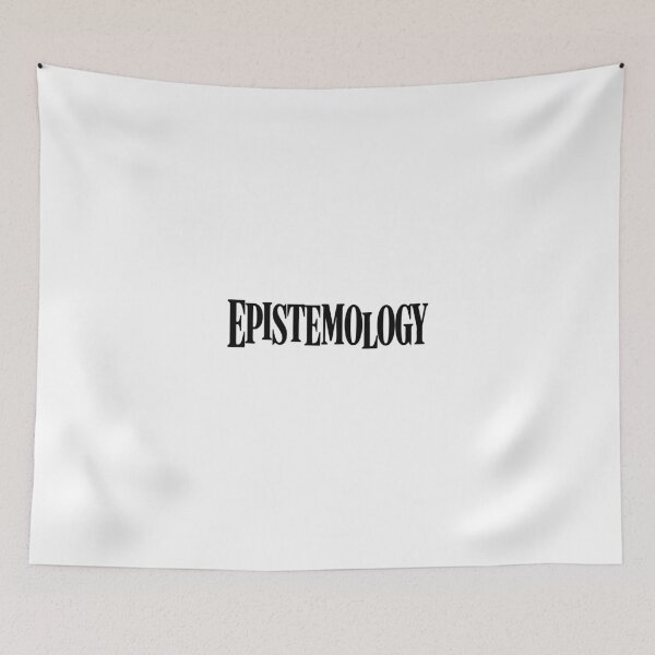 Item preview, Epistemology Deconstructive Typography T-Shirt | Abstract Philosophical Statement Tee designed and sold by mantra2023.