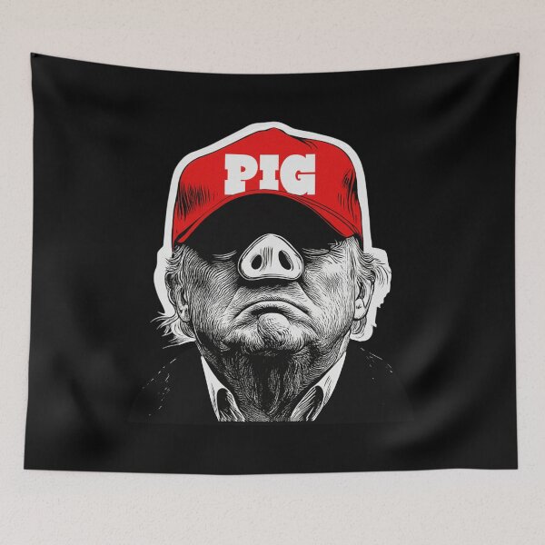 Item preview, Quiet, Piggy Anti Trump designed and sold by Miarsabhoul.