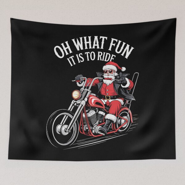 Item preview, Ride Santa Claus on a Motorcycle Xmas designed and sold by gourpmerzihd.