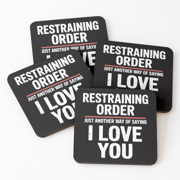 Item preview, Restraining Order  I Love You Gift designed and sold by OlafLica.