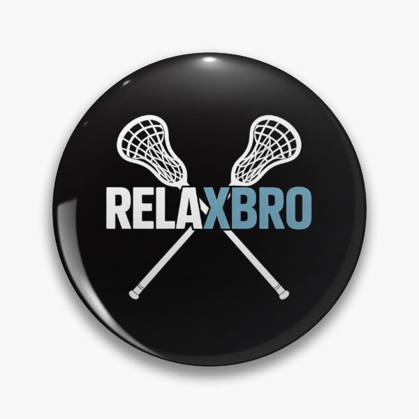 Item preview, RELAX BRO Lacrosse Player Lax Lover Joke Teen Boys Men designed and sold by OlafLica.
