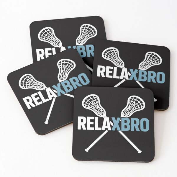 Item preview, RELAX BRO Lacrosse Player Lax Lover Joke Teen Boys Men designed and sold by OlafLica.