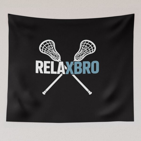 Item preview, RELAX BRO Lacrosse Player Lax Lover Joke Teen Boys Men designed and sold by OlafLica.
