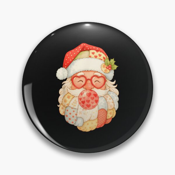 Item preview, Patchwork Santa Claus Face Vintage Christmas Men Women Kids designed and sold by cawtoon.