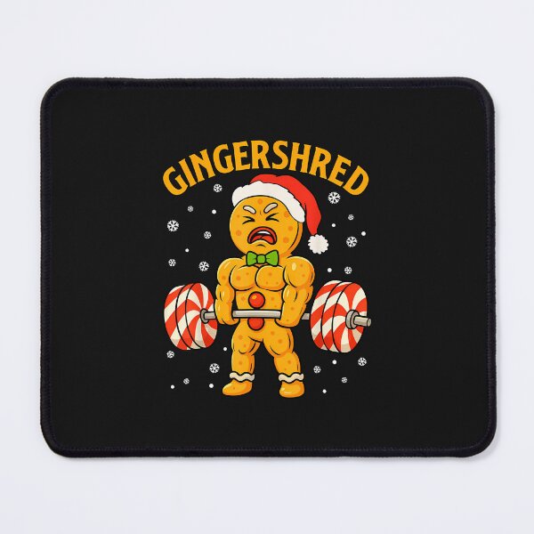 Item preview, Gingershred Funny Gingerbread Man Gym Bodybuilding Christmas designed and sold by cawtoon.