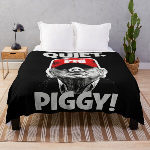 Item preview, Quiet, Piggy Anti Trump designed and sold by Miarsabhoul.