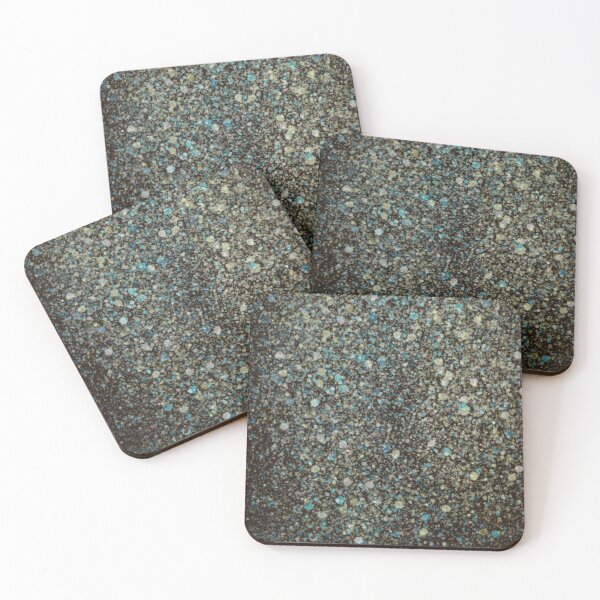 Item preview, Dark Abstract with Blue and Gold Speckled Textures designed and sold by Jessielee72.