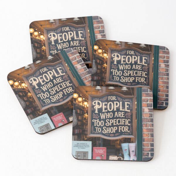 Item preview, For People Who Are Too Specific to Shop For | Oddly Niche Gift Humor designed and sold by Antik by Schulz.