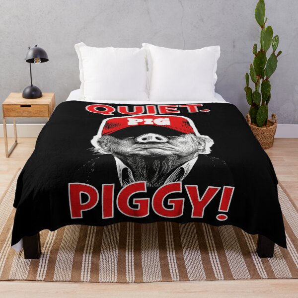 Item preview, Quiet, Piggy Anti Trump designed and sold by Miarsabhoul.