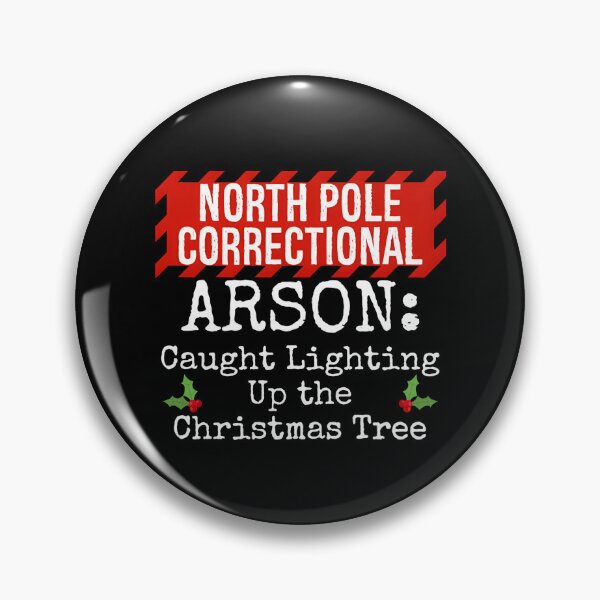 Item preview, North Pole Correctional Caught Lighting Up The Christmas Tree designed and sold by JeffGrinble.
