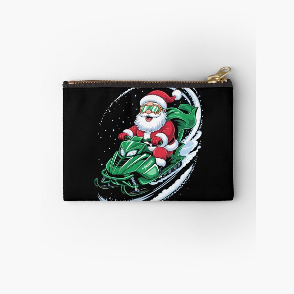 Item preview, Santa Riding a Snowmobile Winter Sports Christmas designed and sold by LunaCrazeArt.