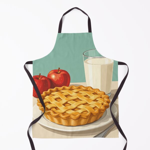 Item preview, American apple pie and glass of milk Comfort Foods designed and sold by Ponted.