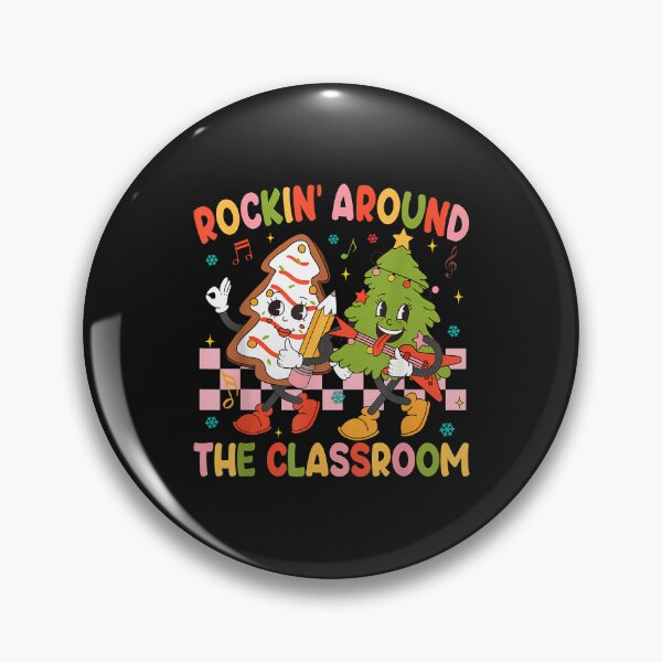 Item preview, Rockin' Around The Classroom Christmas Tree Cake Teacher Kid  designed and sold by cawtoon.