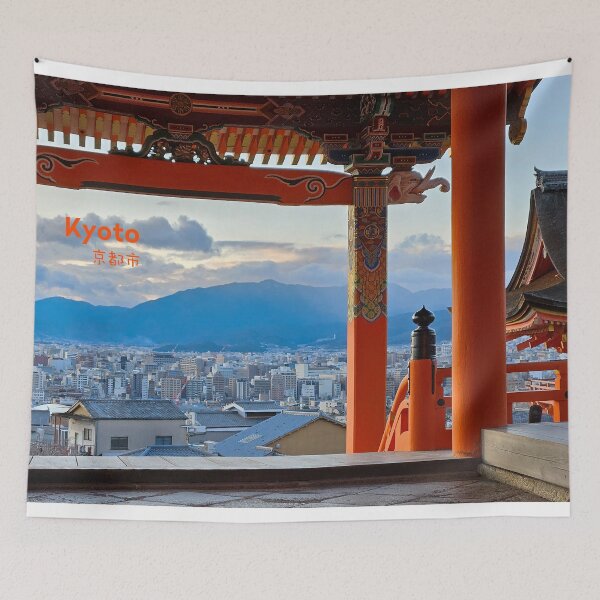 Item preview, Panorama view of Kyoto City from Kiyomizu-dera, Japan. Original photography designed and sold by studio838.
