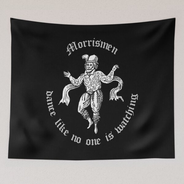 Item preview, Morrismen Dance Like No One Is Watching Vintage Illustration designed and sold by taiche.
