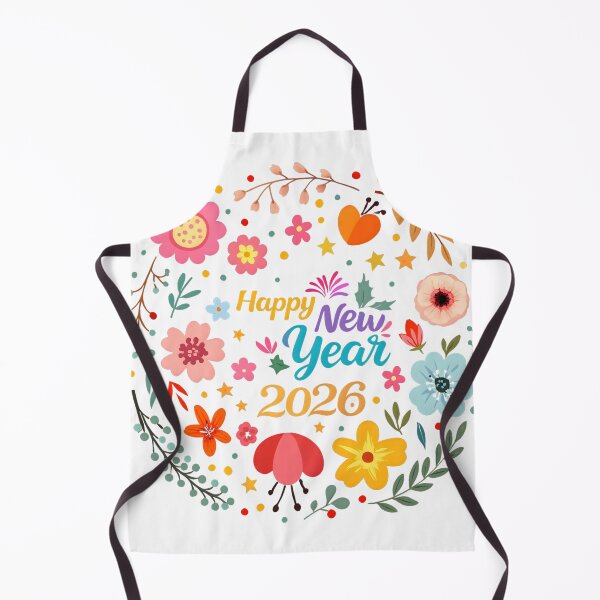 Item preview, Happy New Year 2026 Flower Wreath designed and sold by Jubjangm3.