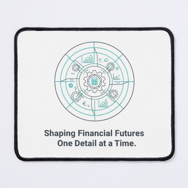 Item preview, Financial Planning Gear – Shaping Futures Quote designed and sold by VibeNationArt.