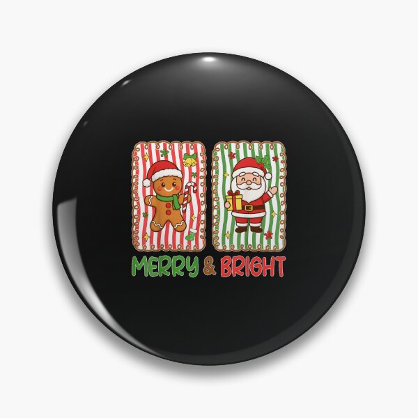 Item preview, Merry And Bright Christmas Santa Gingerbread Men Women Kids designed and sold by grumpzara.