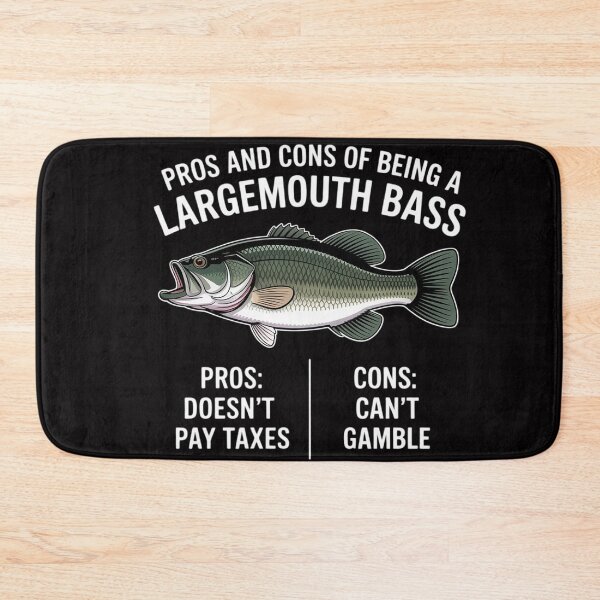 Item preview, Pros And Cons Of Being A Largemouth Bass Pros Cons designed and sold by OlafLica.
