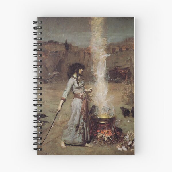 Item preview, The Magic Circle – John William Waterhouse Pre-Raphaelite Occult Masterpiece (1886) designed and sold by Art Outlaws.