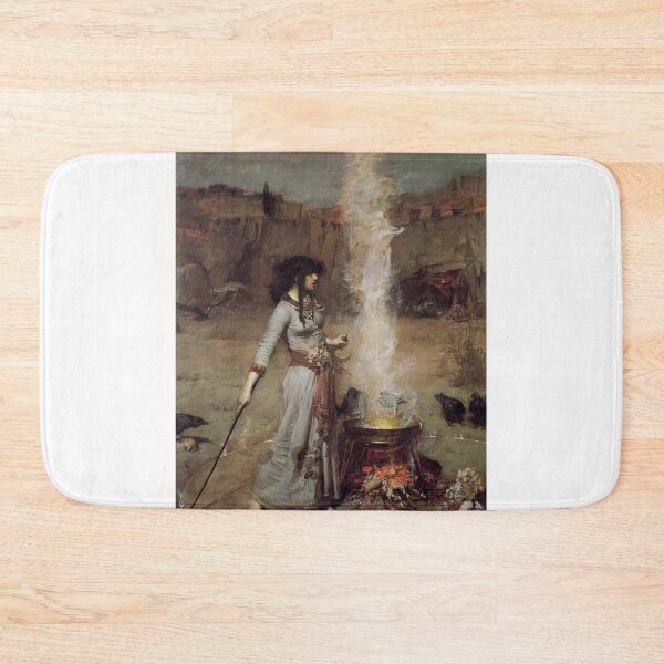 Item preview, The Magic Circle – John William Waterhouse Pre-Raphaelite Occult Masterpiece (1886) designed and sold by Art Outlaws.