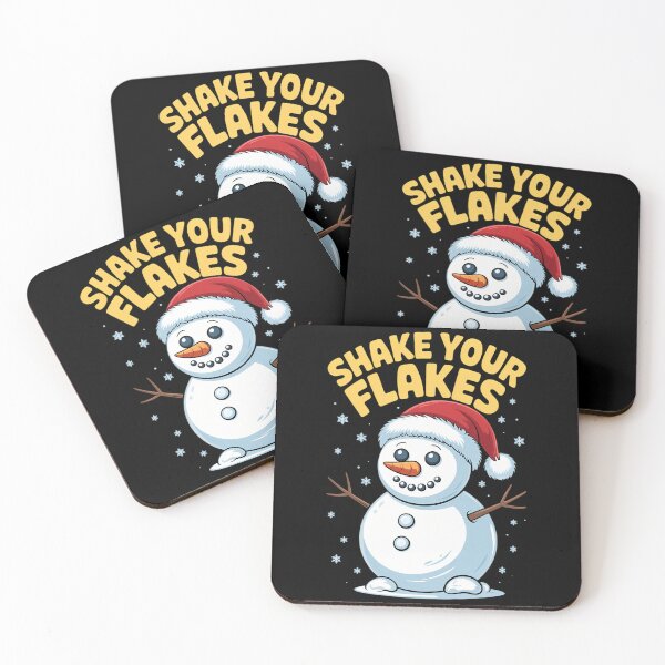Item preview, Snowman Dancing Santa Hat Funny Snow Winter  Christmas designed and sold by LunaCrazeArt.