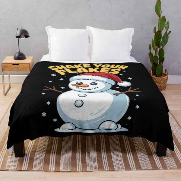 Item preview, Snowman Dancing Santa Hat Funny Snow Winter  Christmas designed and sold by LunaCrazeArt.