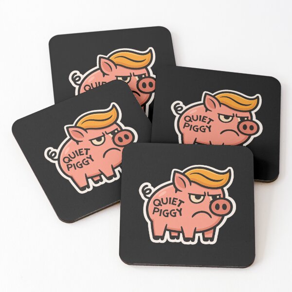 Item preview, Quiet, Piggy - Anti Trump designed and sold by Miarsabhoul.