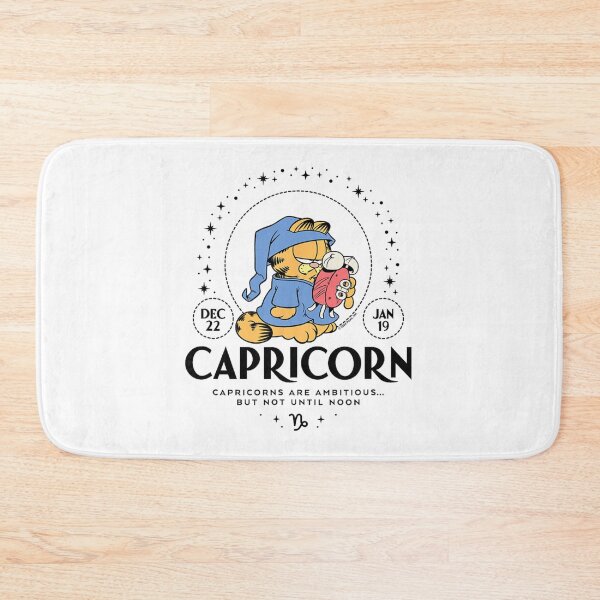Item preview, Garfield Capricorn Zodiac Art – Funny Sleepy Horoscope Illustration designed and sold by Yareli Jonathon.