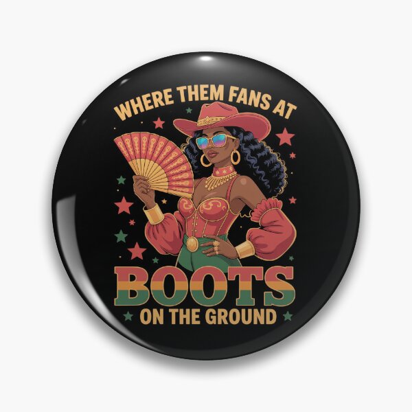 Item preview, Juneteenth Cowgirl Where Them Fans At designed and sold by StephenDDArt.