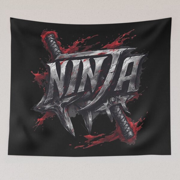 Item preview, Steelstrike Ninja Typography designed and sold by SweetRossel.