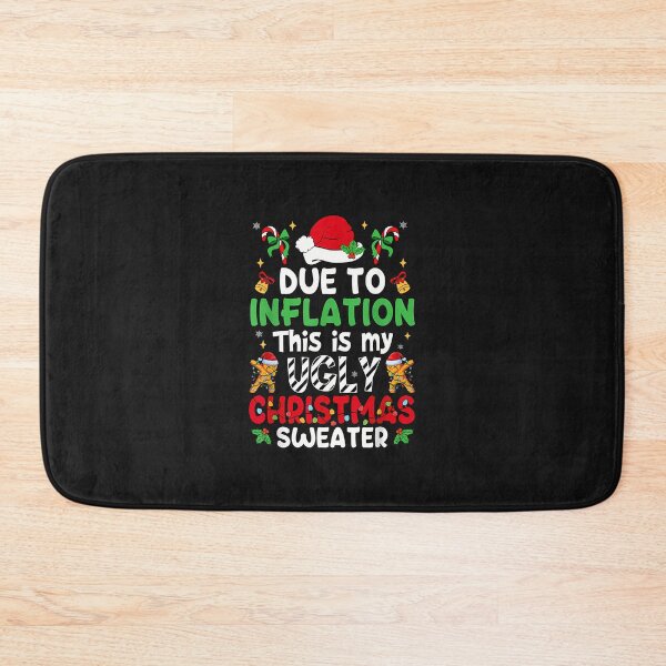 Item preview, Funny Due To Inflation Ugly Christmas Sweaters Men Women Kid  designed and sold by grumpzara.
