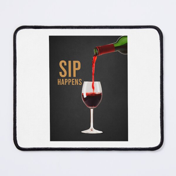 Item preview, Sip Happens Wine Aesthetic Art designed and sold by Sasitee.