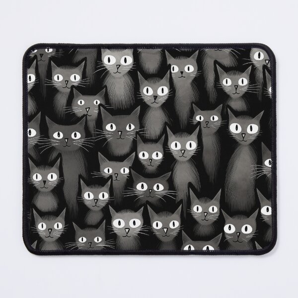 Item preview,  Suspicious cats pattern designed and sold by xiao xuans.