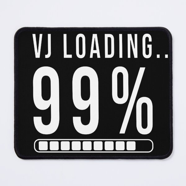 Item preview, VJ Loading 99 % T-Shirt Visual Jockey Videomapping videoartist Vj Live Visuals designed and sold by RetroCose.