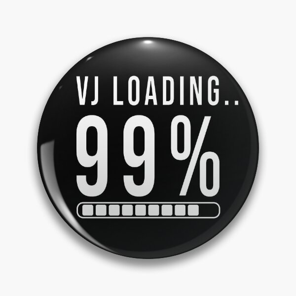 Artikelvorschau, VJ Loading 99 % T-Shirt Visual Jockey Videomapping videoartist Vj Live Visuals entworfen und verkauft von RetroCose.